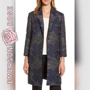 🆕EMERSON ROSE Jacquard Jacket GREY IRIS TWEEDY
